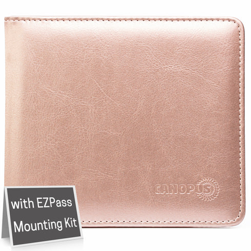 CANOPUS Car Registration and Insurance Holder, PU Leather Card Holder, Vehicle Glove Box Organizer for Auto, SUV, Truck and Motorcycle
